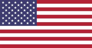 花旗國旗　Qua：https://publicdomainq.net/usa-flag-0017599/